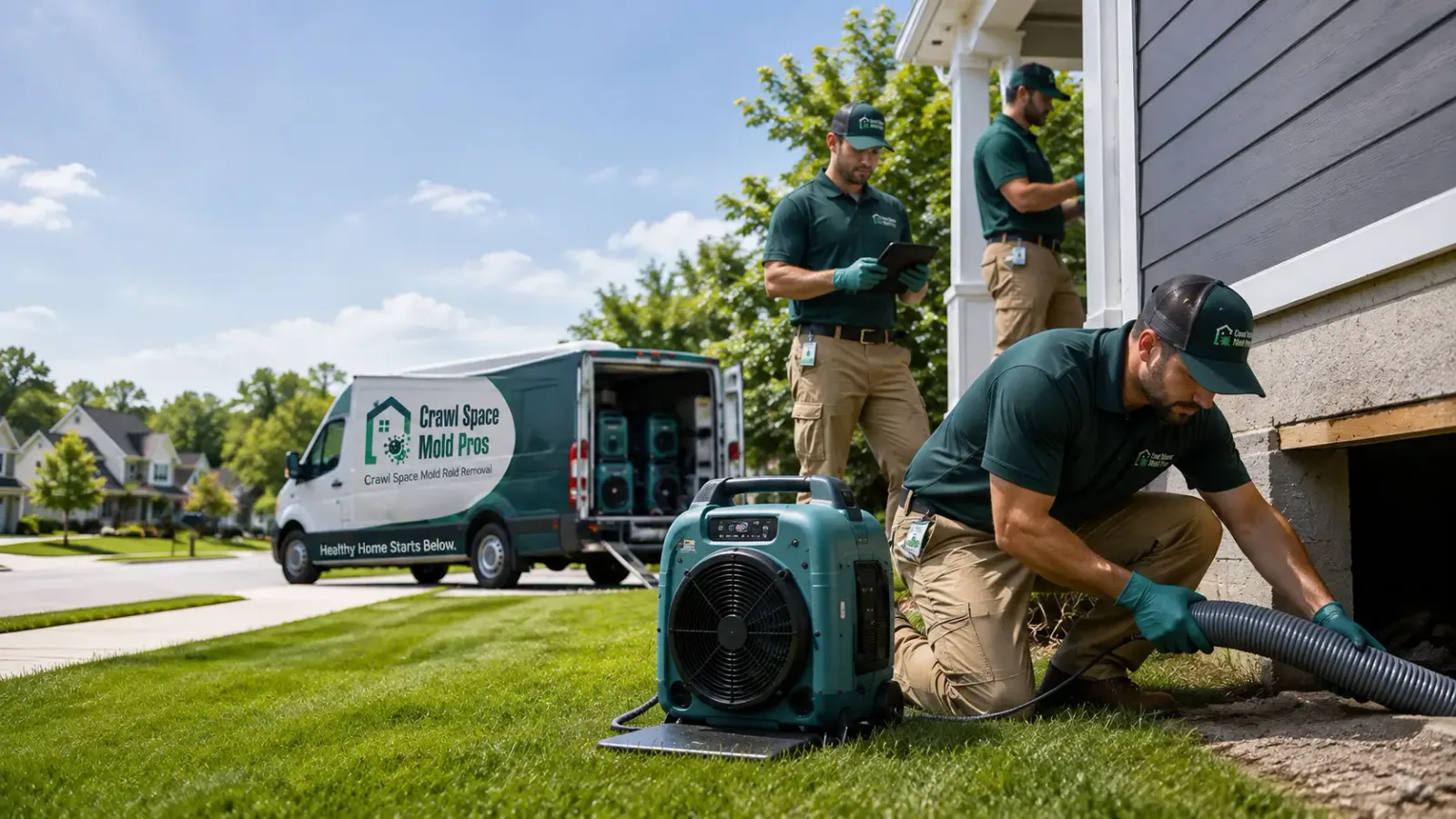 Crawl Space Mold Removal in Quantico, MD